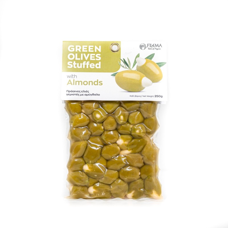 Atlas Green Olives stuffed with Almond 250gr