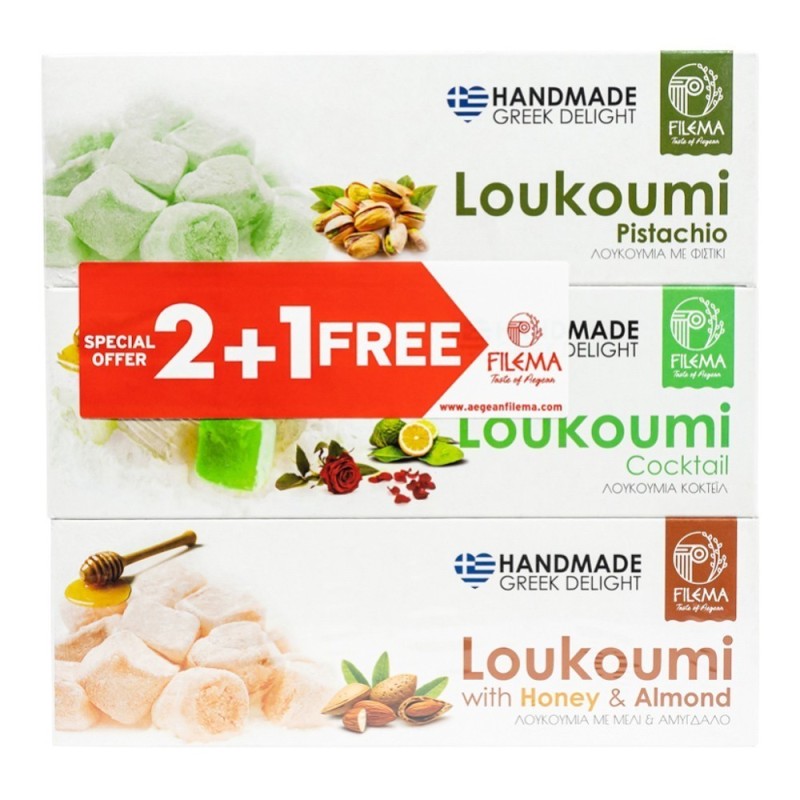 2+1 White Loukoumi 100gr