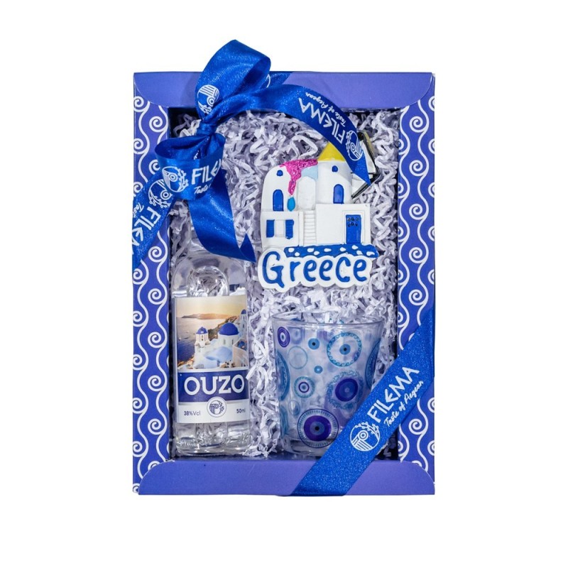 Santorini Gift Set 300 Small with Oyzo