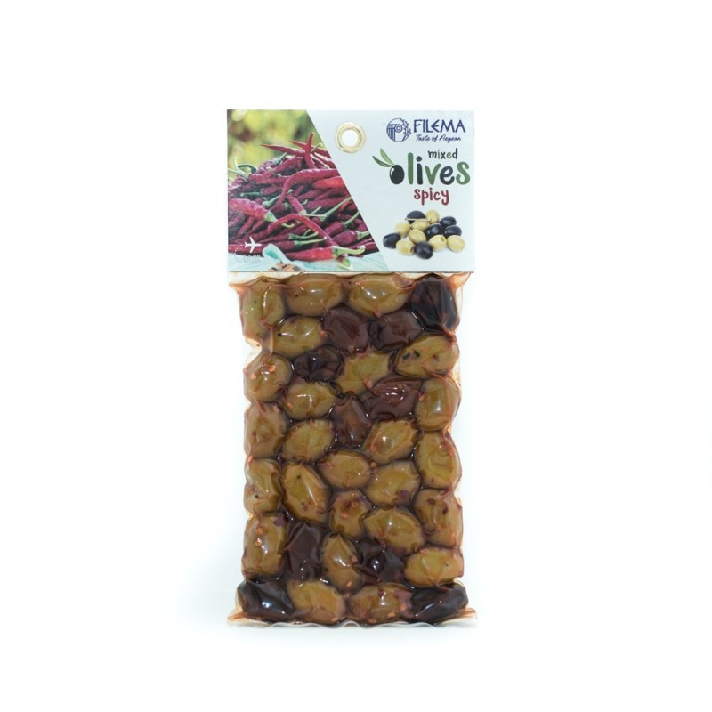 Spicy Cocktail Olives 150gr