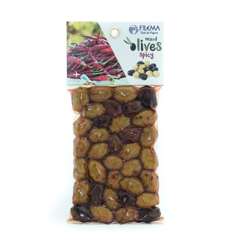 Cocktail Olives Spicy 250gr