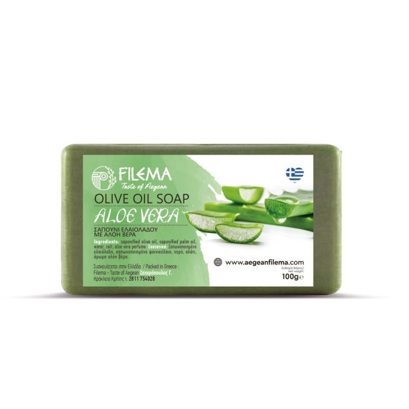 Olive Oil Soap in Selofan Aloe 100gr