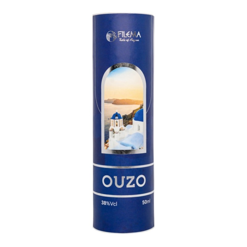 Ouzo in Cylinder Box 50ml